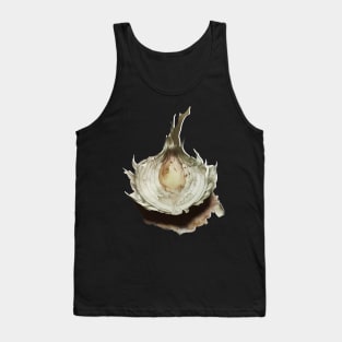 Onion Layers: The Core Truth - Peeling Away the Layers of Deception on a Dark Background Tank Top